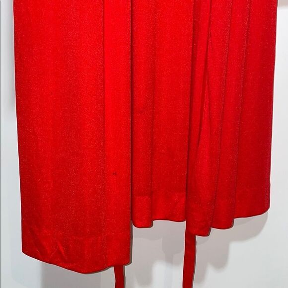 Vintage Red Long Sleeve thin Cardigan - Picture 5 of 8